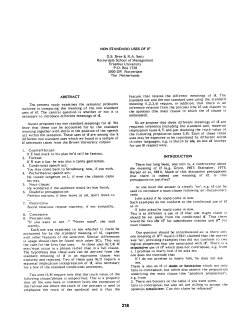 non standard uses of if - ACL Anthology Reference Corpus