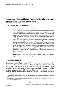 Stationary nonequilibrium states in boundary