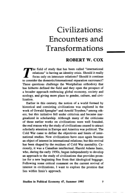 Civilizations: Encounters and Transformations
