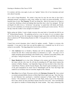 2016 letter - Concordia College