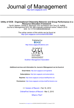 1. Utility of OCB - C