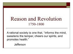 Reason and Revolution Power Point
