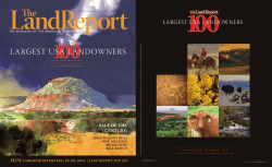 LARGEST USA LANDOWNERS