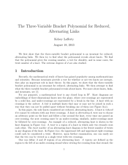 The Three-Variable Bracket Polynomial for Reduced, Alternating Links