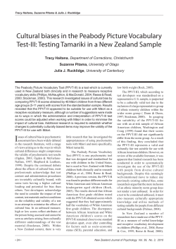 Cultural biases in the Peabody Picture Vocabulary Test-III