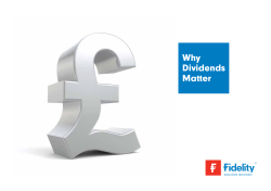 Why Dividends Matter - Barclays Stockbrokers