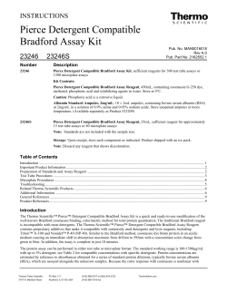Pierce Detergent Compatible Bradford Assay Kit