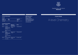 A-level Chemistry