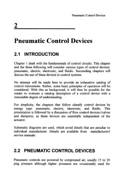 Pneumatic Control Devices