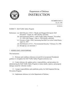 DoD Instruction 6055.4 - Medical and Public Health Law Site