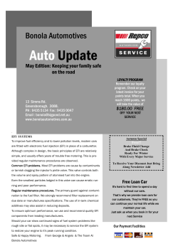 Auto Update - Bonola Automotive