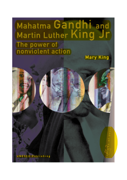 Mahatma Gandhi and Martin Luther King Jr: the power of nonviolent