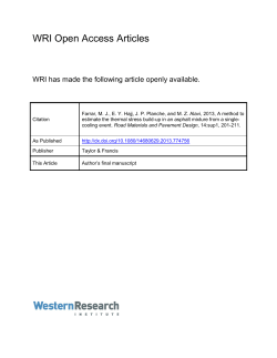 A method to estimate the thermal stress build