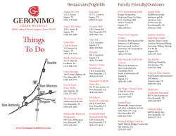 Things To Do - Geronimo Creek Retreat