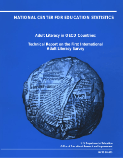 Adult Literacy in OECD Countries