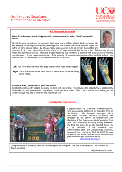October newsletter