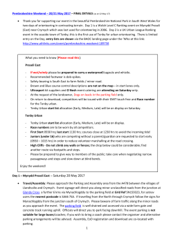 Final Details - Swansea Bay Orienteering Club