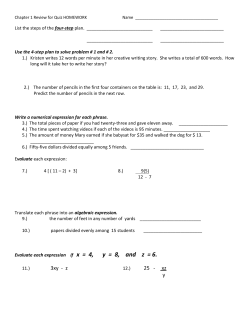 Evaluate each expression if x = 4, y = 8, and z = 6.