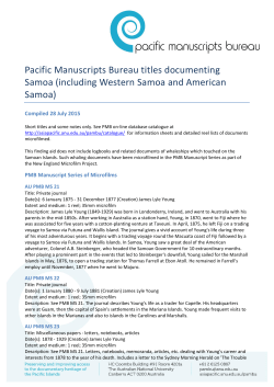 July 2015 - College of Asia and the Pacific