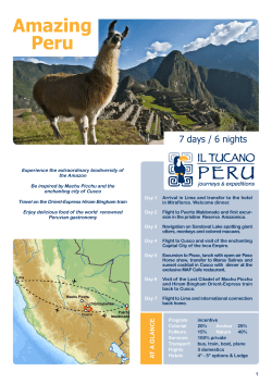 Amazing Peru - IL TUCANO PERU