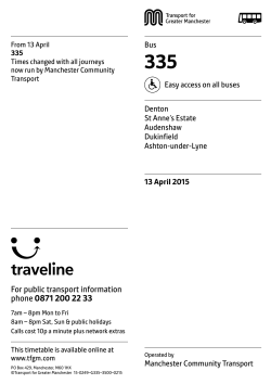 For public transport information phone 0871 200 22 33