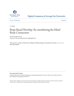 Brain-Based Worship: Re-membering the Mind