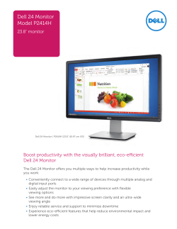 Dell 24 Monitor Model P2414H