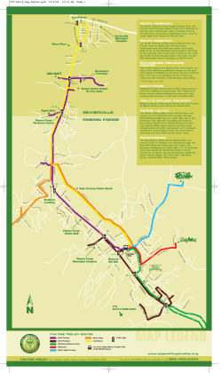 Pigeon Forge Trolley Map