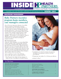 Special assistance for at-risk mothers