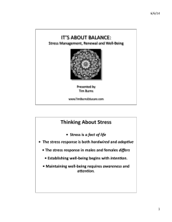 general adaptation syndrome