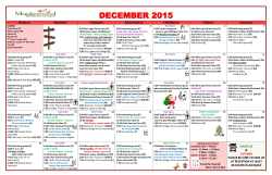 October 2010 2nd FLOOR Calendar