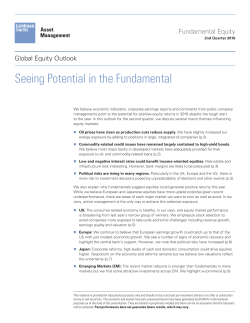 Seeing Potential in the Fundamental