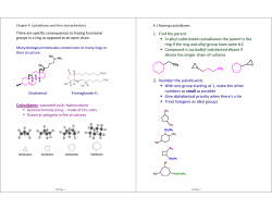 In alkyl-substituted cycloalkanes the parent is the ring if the ring and