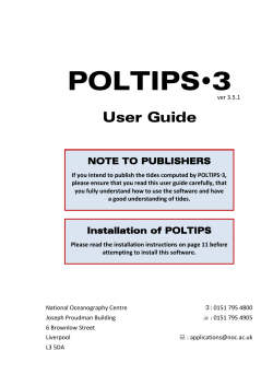poltips  3 - National Oceanography Centre