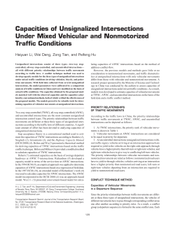 Capacities of Unsignalized Intersections Under Mixed Vehicular and