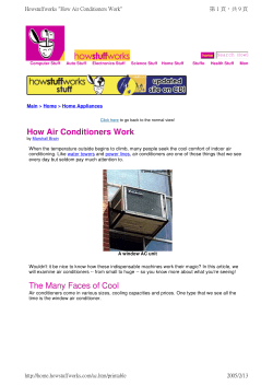 How Air Conditioners Work The Many Faces of Cool