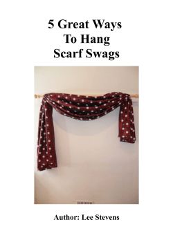 5 Great Ways To Hang Scarf Swags