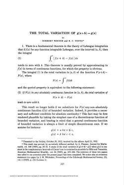 F(x) - American Mathematical Society