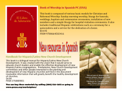Book of Worship and Handbook Hispanic/Latino NCD