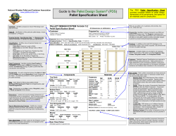 Guide to PDS Report, Block-Class Pallet
