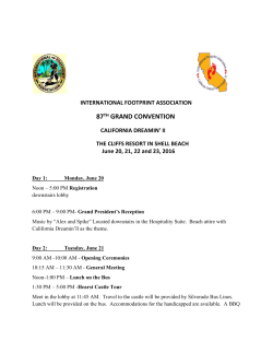 87th grand convention - International Footprint Association