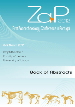 abstracts - oral presentations