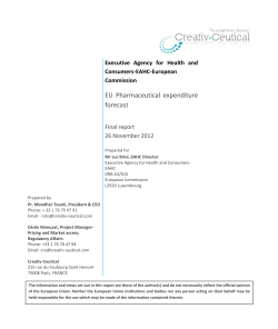 EU Pharmaceutical expenditure forecast