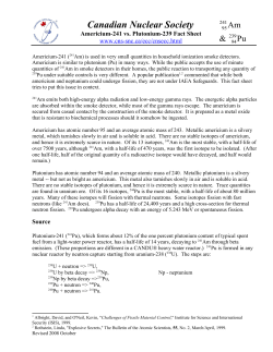 Americium-241 vs. Plutonium-239