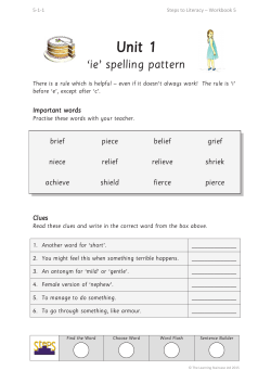 `ie` spelling pattern - The Learning Staircase