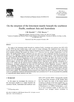 On the structure of the lowermost mantle beneath the southwest