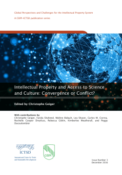 Intellectual Property and Access to Science and Culture