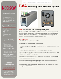 DOWNLOAD F-8A PCIE SSD Tester Brochure