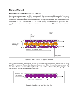 Electrical Current - Oregon State EECS