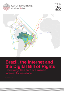 Brazil, the Internet and the Digital Bill of Rights
